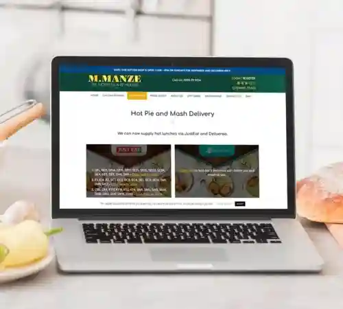 M-Manze (Restaurant Website Development)