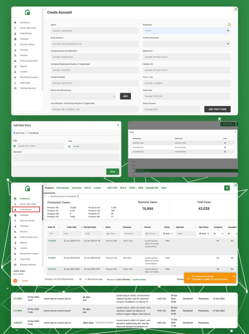 Custom CRM for Property Certificates